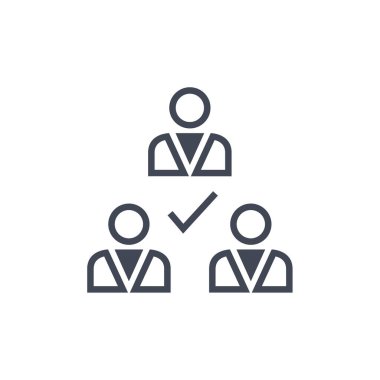 İşaretleme simgesi vektör illüstrasyon tasarımını kontrol et       