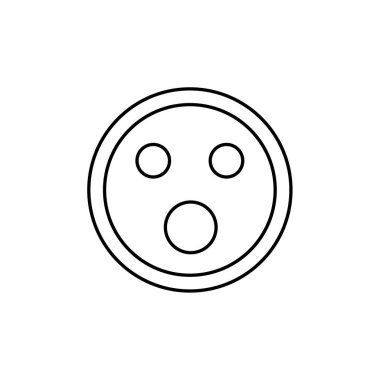 yüz simgesi, vektör illüstrasyonu  