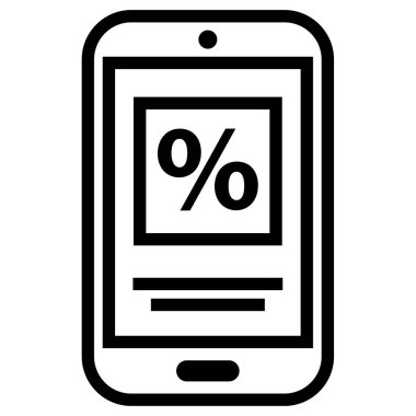 mobil uygulama simgesi, vektör illüstrasyonu 