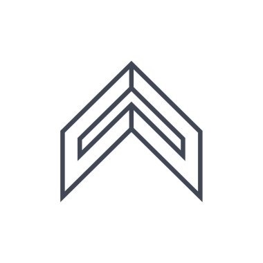  Ok düğmesi. düz biçim simgesi tasarımı