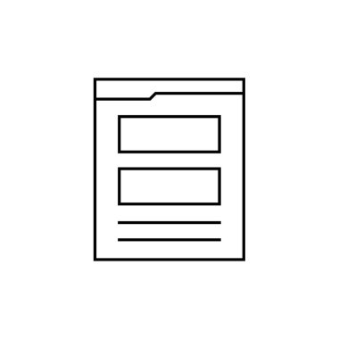 Kablolar modern simge, vektör illüstrasyonu