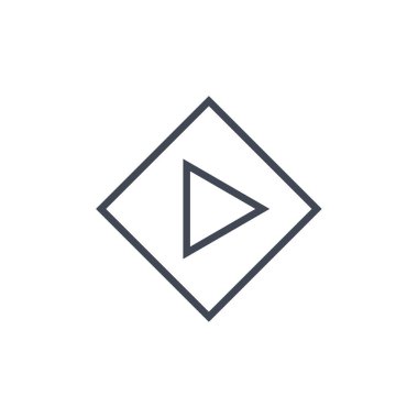 ok simgesi, vektör illüstrasyonu, düz tasarım  