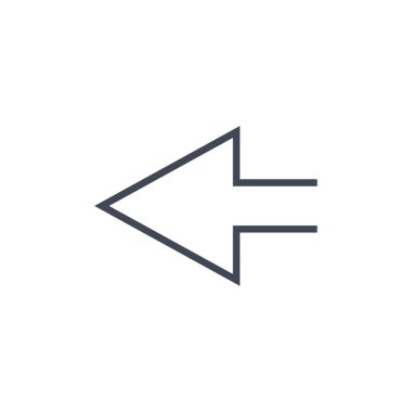 ok simgesi vektör illüstrasyonu