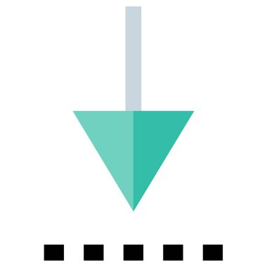 ok simgesinin vektör illüstrasyonu