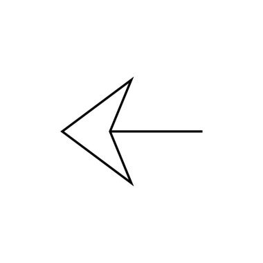 navigasyon okunun vektör çizimi modern simge