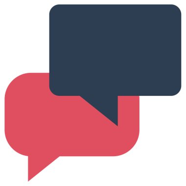 Metin Mesajlaşması modern simgesinin vektör illüstrasyonu