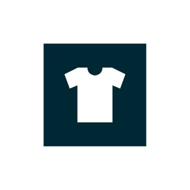 t-shirt simgesi, vektör illüstrasyonu