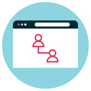 seo modern simgesinin vektör illüstrasyonu