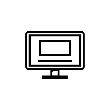 bilgisayar simgesi vektör illüstrasyonu