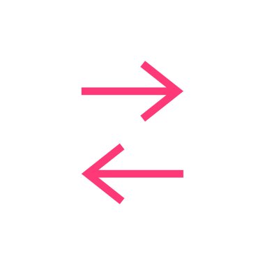 Modern ok simgesinin vektör illüstrasyonu    