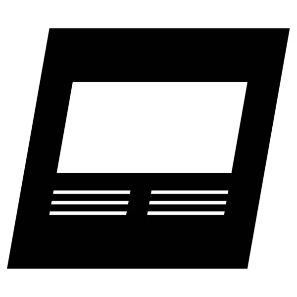 Wireframes Modern Icon Vector Illustration — Stock Vector
