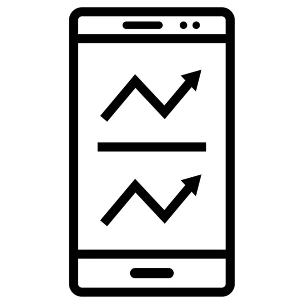 Mobiel App Icoon Vectorillustratie — Stockvector