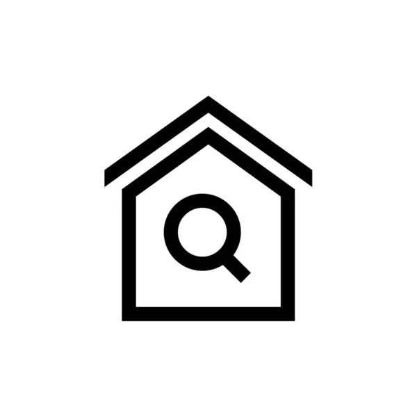 Immobilien Symbol Vektor Illustration — Stockvektor