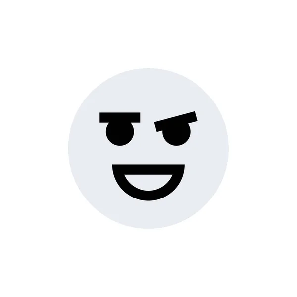 Yüz Duygu Simgesi Emoji Vektör Illüstrasyonu — Stok Vektör
