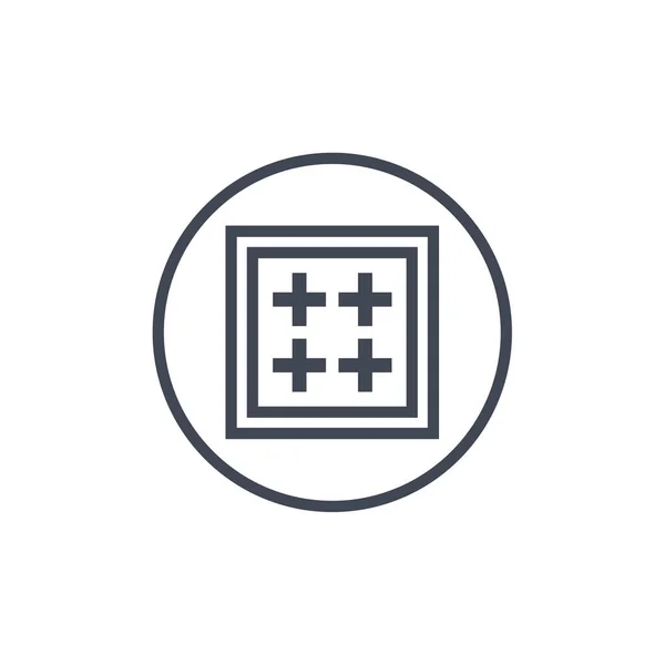 Design Ícone Logotipo Criativo Abstrato Modelo Vetor — Vetor de Stock