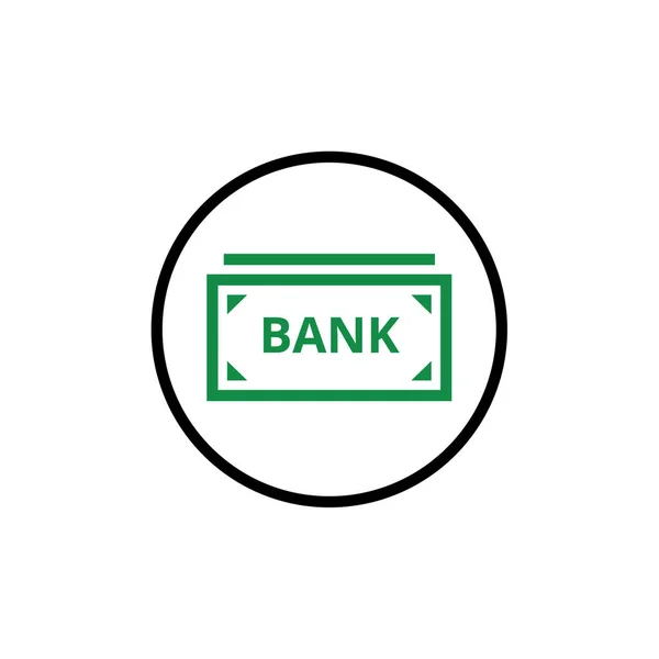 Vektor Illusztráció Banki Ikon Elem — Stock Vector