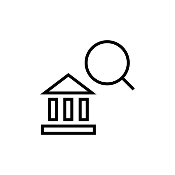 銀行のアイコンのベクトル図 — ストックベクタ