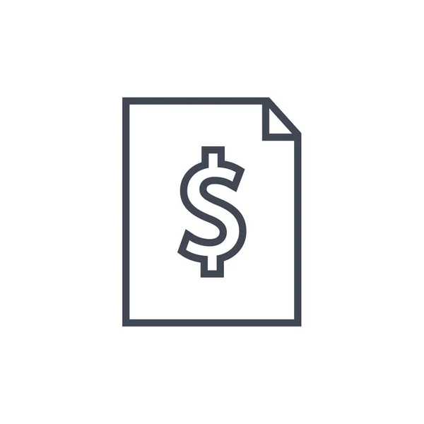 美元货币矢量图标 填写了移动概念和网页设计的平面标志 现金和票据简单可靠的图标 标识插图 — 图库矢量图片