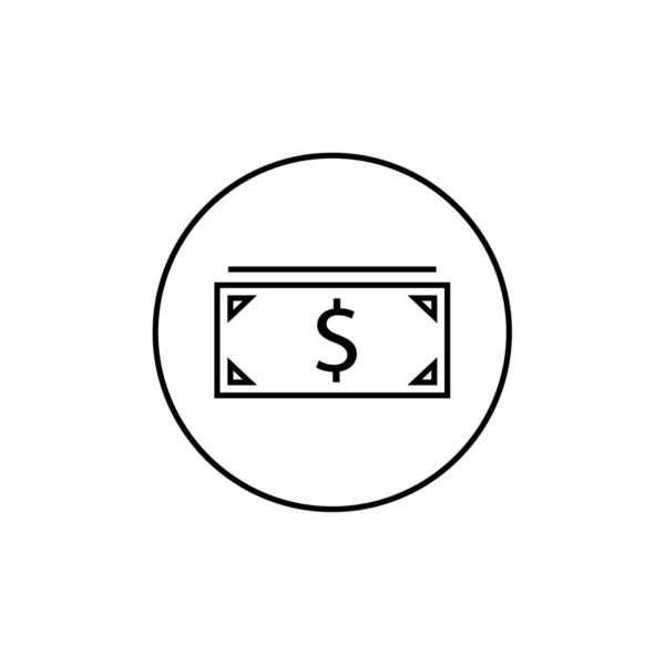 货币图标矢量说明 — 图库矢量图片