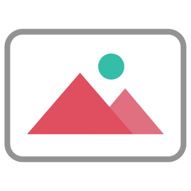 Fotoğraf ikonu. Web tasarımı