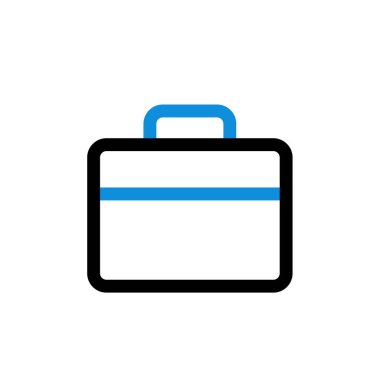 evrak çantası ikonu vektör illüstrasyonu