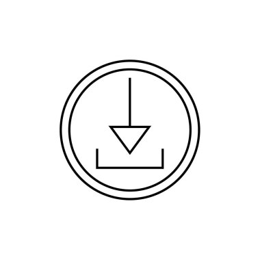 ok simgesinin vektör illüstrasyonu