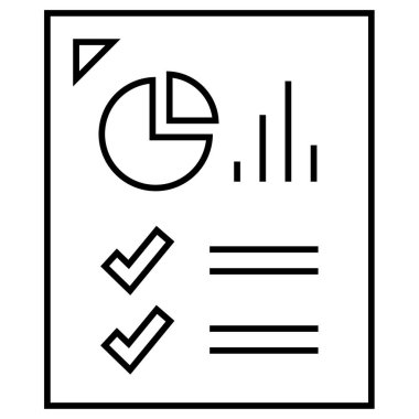 İş raporu. Basit resimleme 