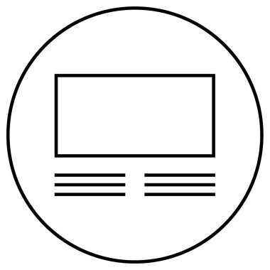 Kablolar modern simge, vektör illüstrasyonu