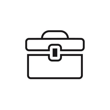 evrak çantası ikonu vektör illüstrasyonu