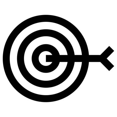 hedef simge vektör illüstrasyonu 