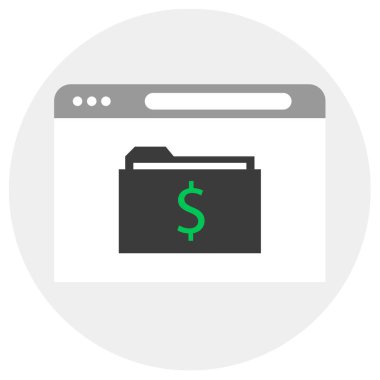 tarayıcı pencere simgesi. düz dizayn. vektör illüstrasyonu. 