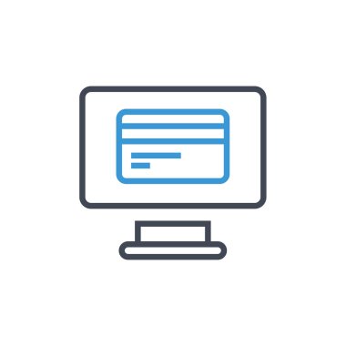 computer icon vector isolated on white background for your web and mobile app design, laptop logo concept