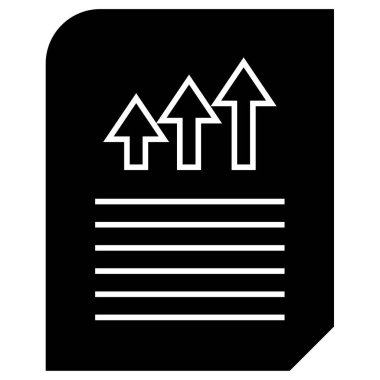 Modern simge ve vektör illüstrasyonunu bildir