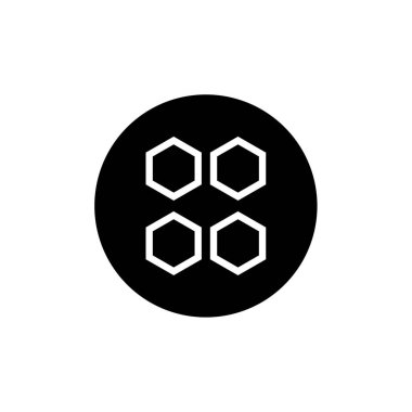 Şaşırmış şekilli yaratıcı soyut tasarım, vektör illüstrasyonu