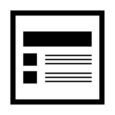 Kablolar modern simge, vektör illüstrasyonu