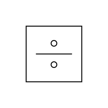 Modern b 'nin vektör illüstrasyonu eksik simgesi