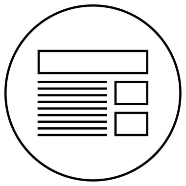 Kablolar modern simge, vektör illüstrasyonu