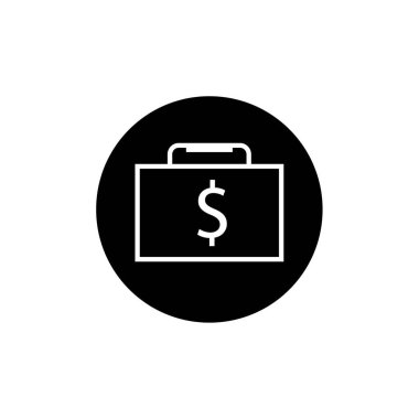 evrak çantası ikonu vektör illüstrasyonu