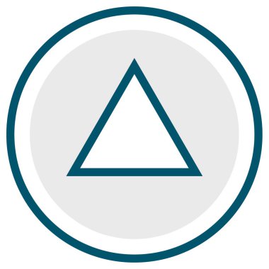 yukarı ok simgesi vektör illüstrasyonu