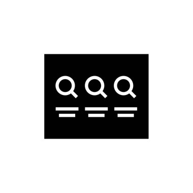 seo modern simgesinin vektör illüstrasyonu