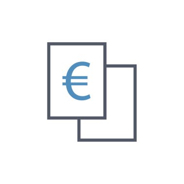 Avro vektörü ince çizgi simgesi