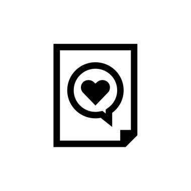 SMS ve Metin Mesajlaşması ikon vektör illüstrasyonu