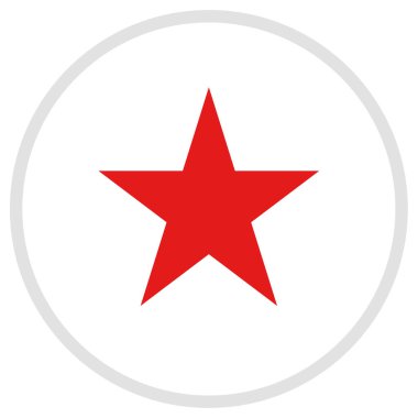 yıldız simgesi vektör illüstrasyonu