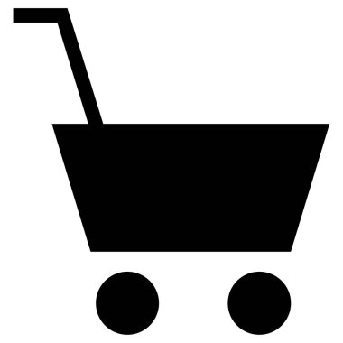 Alışveriş arabası. Basit tasarım