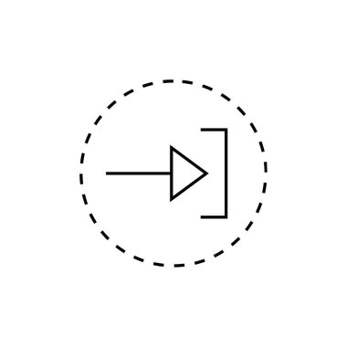 ok simgesinin vektör illüstrasyonu