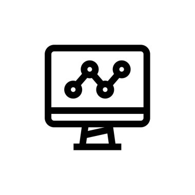 Bilgi Grafik simgesi vektör illüstrasyonu