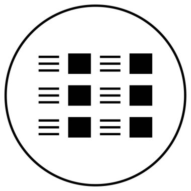 Kablolar modern simge, vektör illüstrasyonu