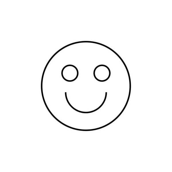 Ikona Uśmiechu Ilustracja Wektora — Wektor stockowy