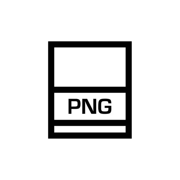 Pngファイル形式のアイコンベクトルイラスト — ストックベクタ