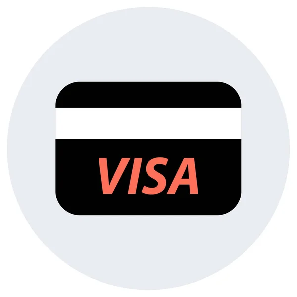 Creditcardpictogram Vectorillustratie — Stockvector